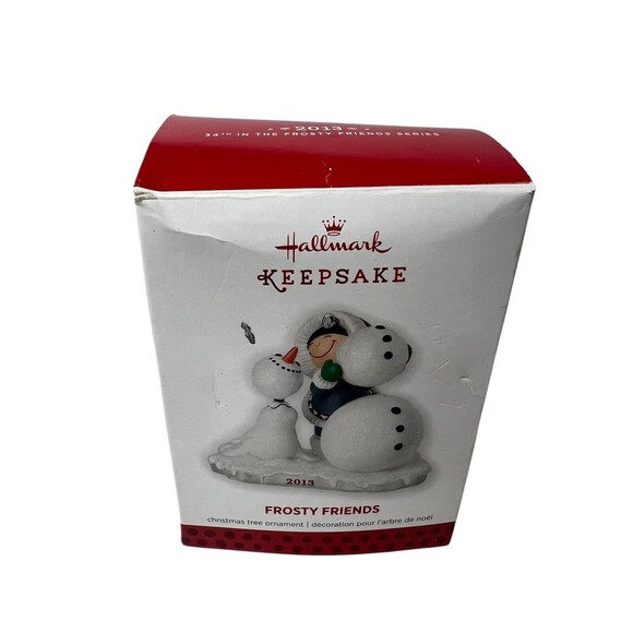 2013 Hallmark Frosty Friends 34th Series Eskimo & Seal Build Snowman EUC - Picture 11 of 15